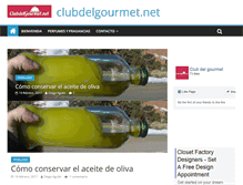 Tablet Screenshot of clubdelgourmet.net
